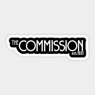 The Commission 1931 - Five Families - A Mulberry Mobsters Sticker